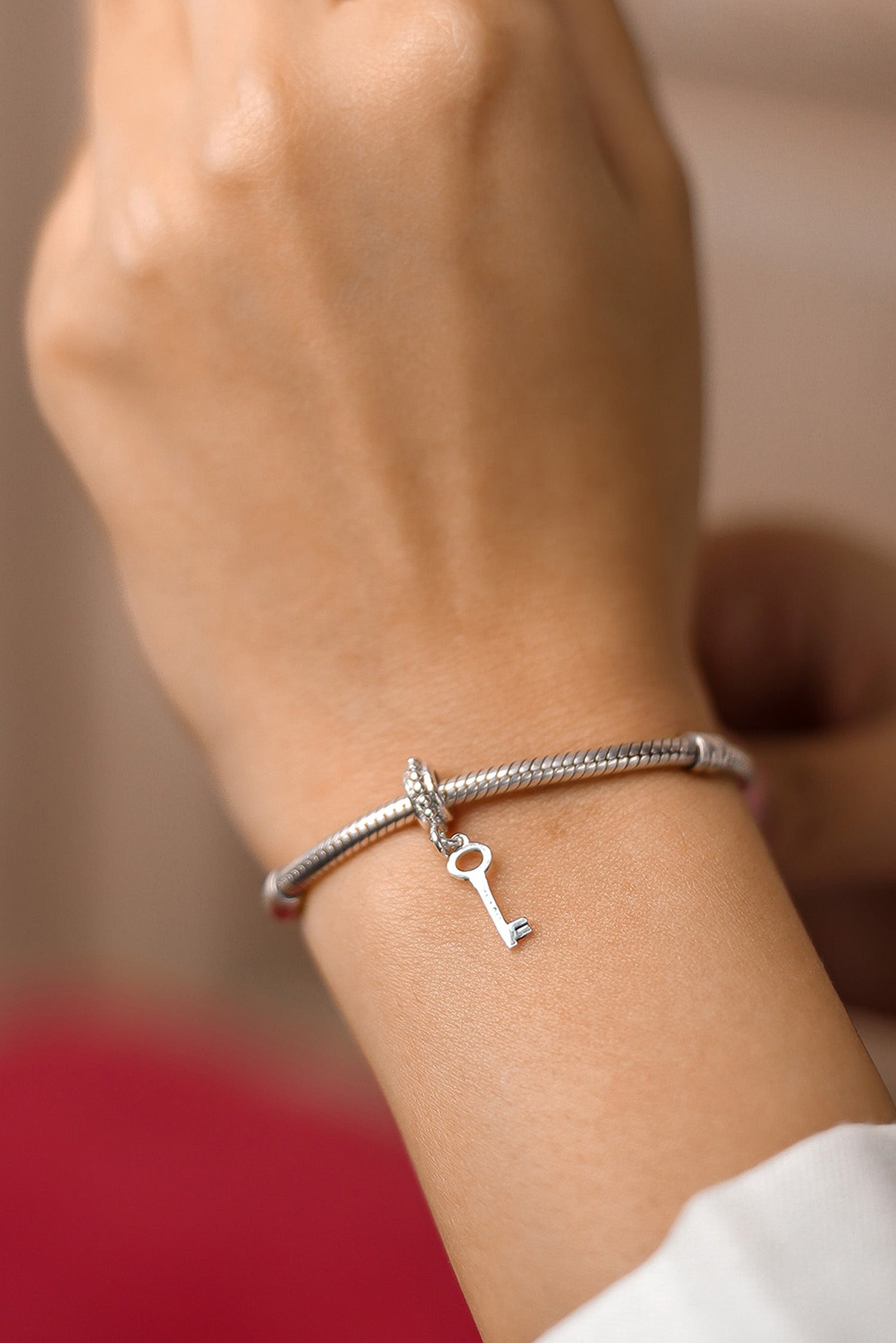 Freedom key pandora charm