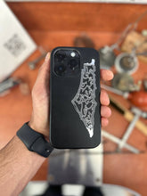 Palestine map with Palestinian famous poem written inside mirror sticker