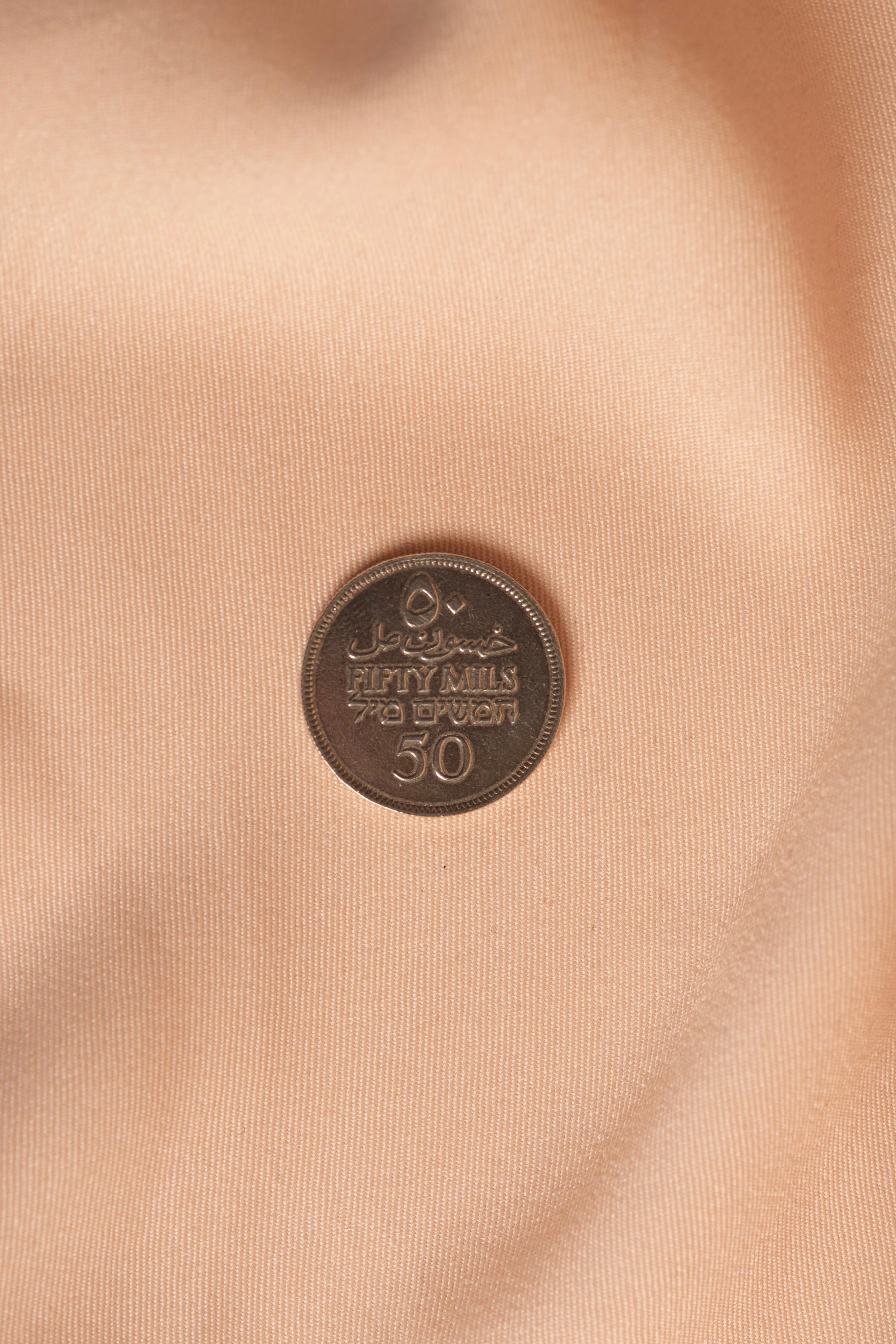 Palestinian Coin 50mil