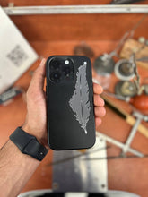 A feather shaped Palestine map sticker