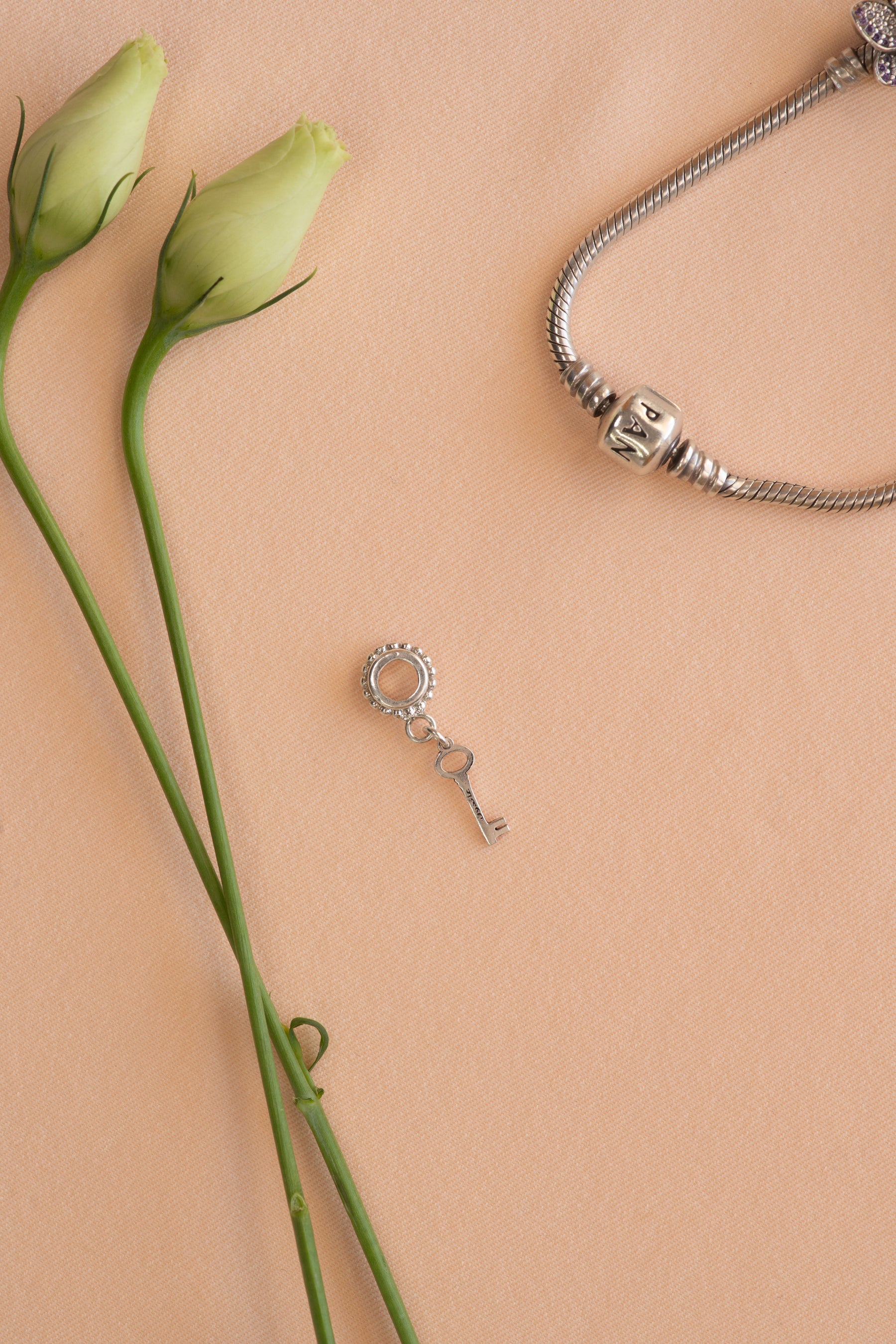 Freedom key pandora charm