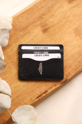 Palestine map with Palestinian famous poem written inside leather wallet