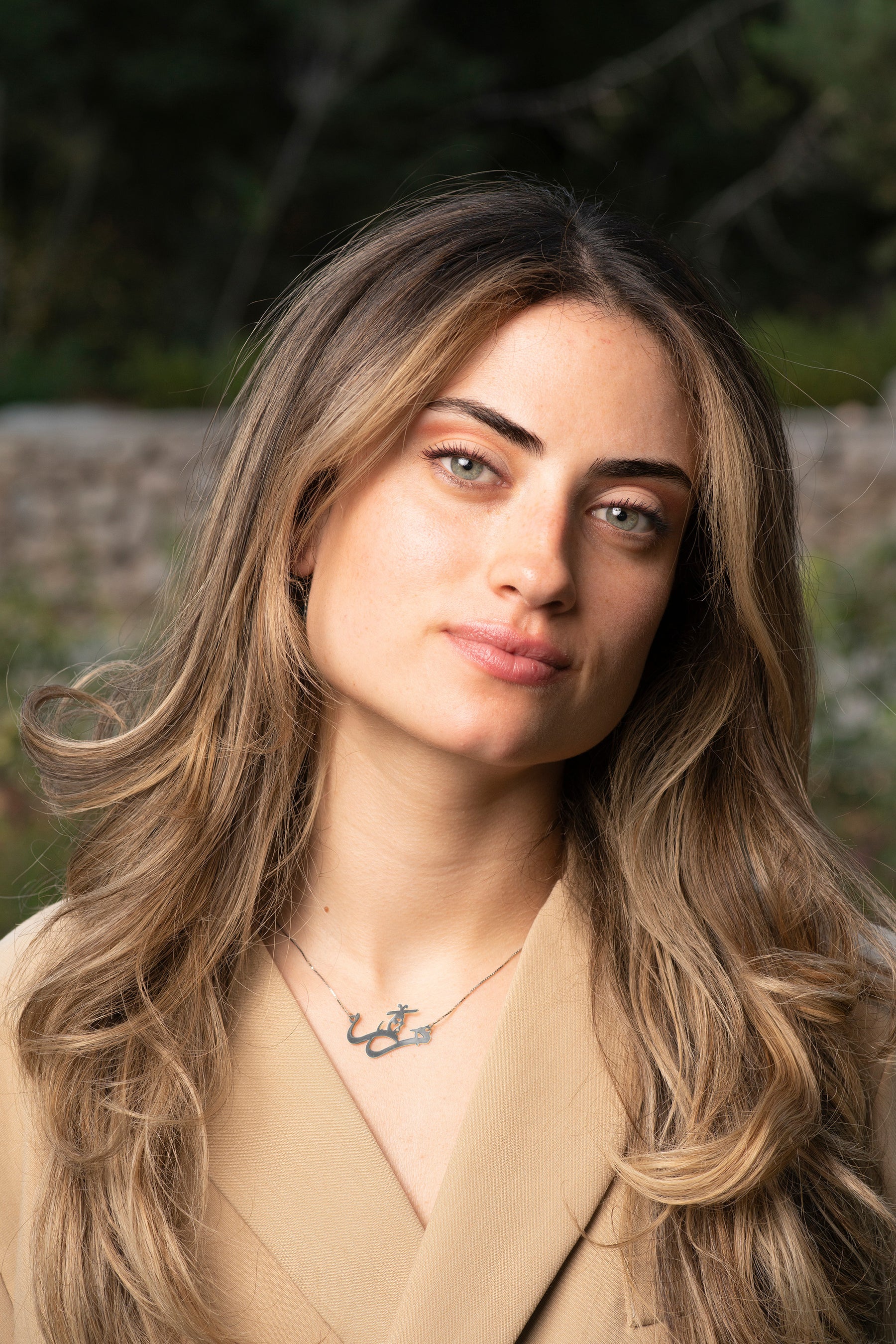 Custom Arabic name necklace