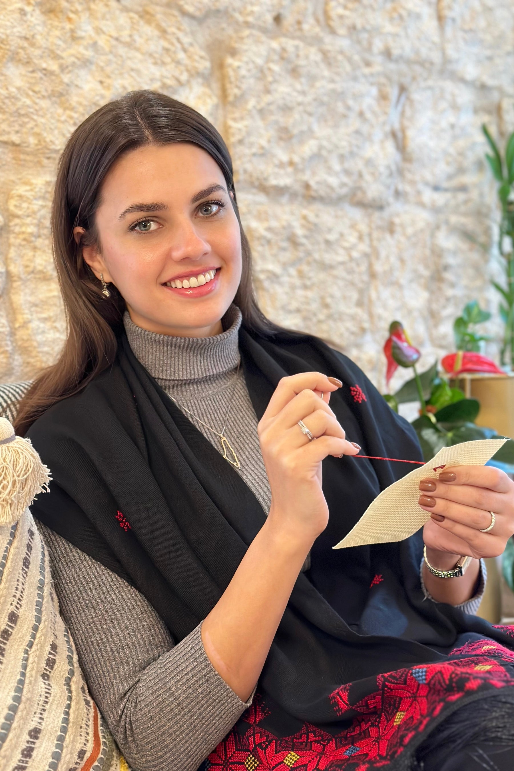 Palestinian Embroider