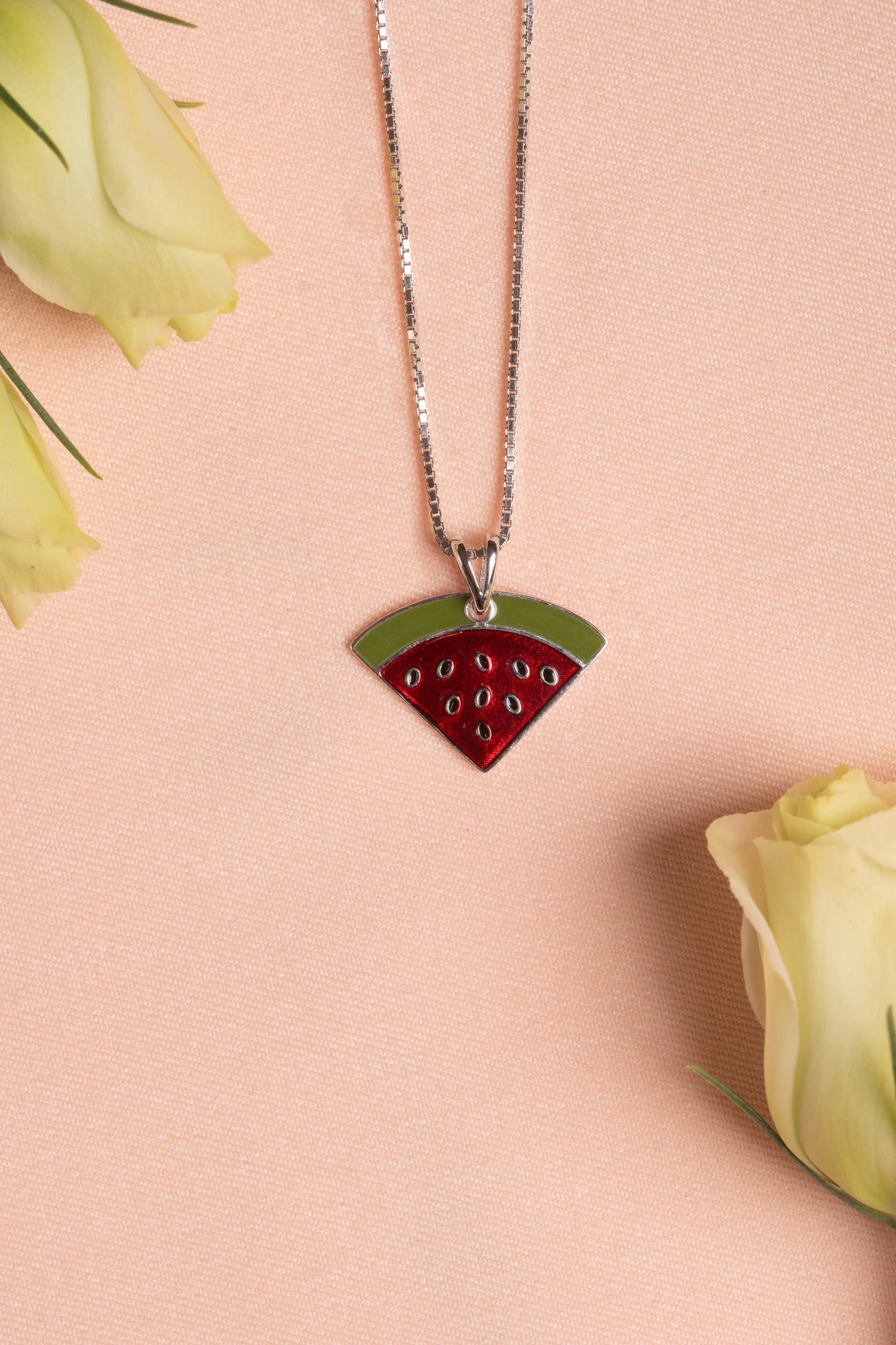 Quarter Watermelon necklace