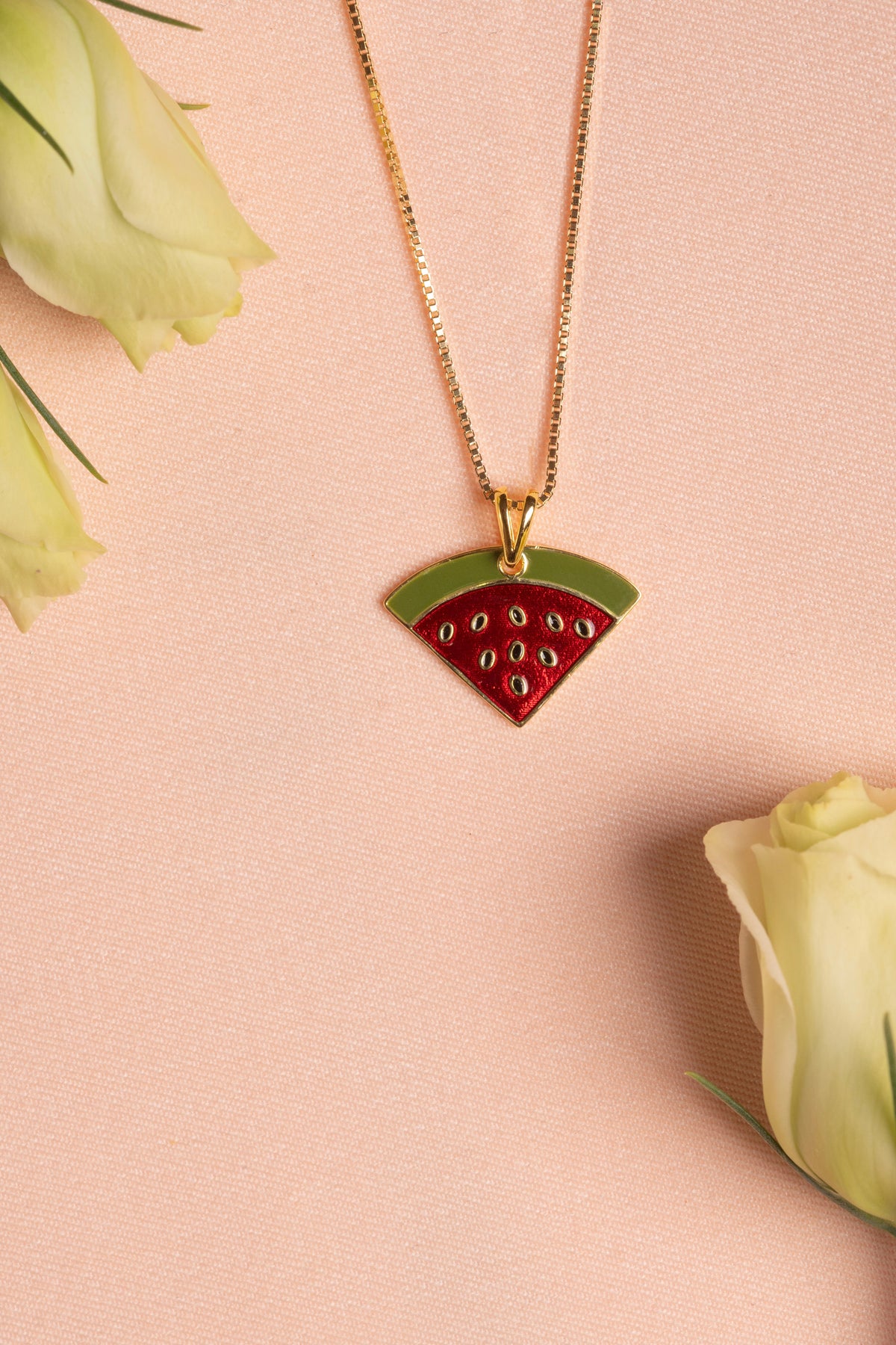 Quarter Watermelon necklace