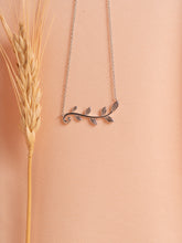 Olive branch necklace