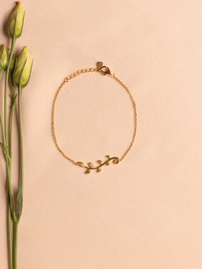 Olive branch bracelet