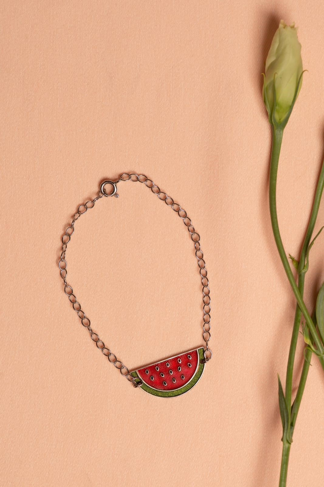 Watermelon bracelet