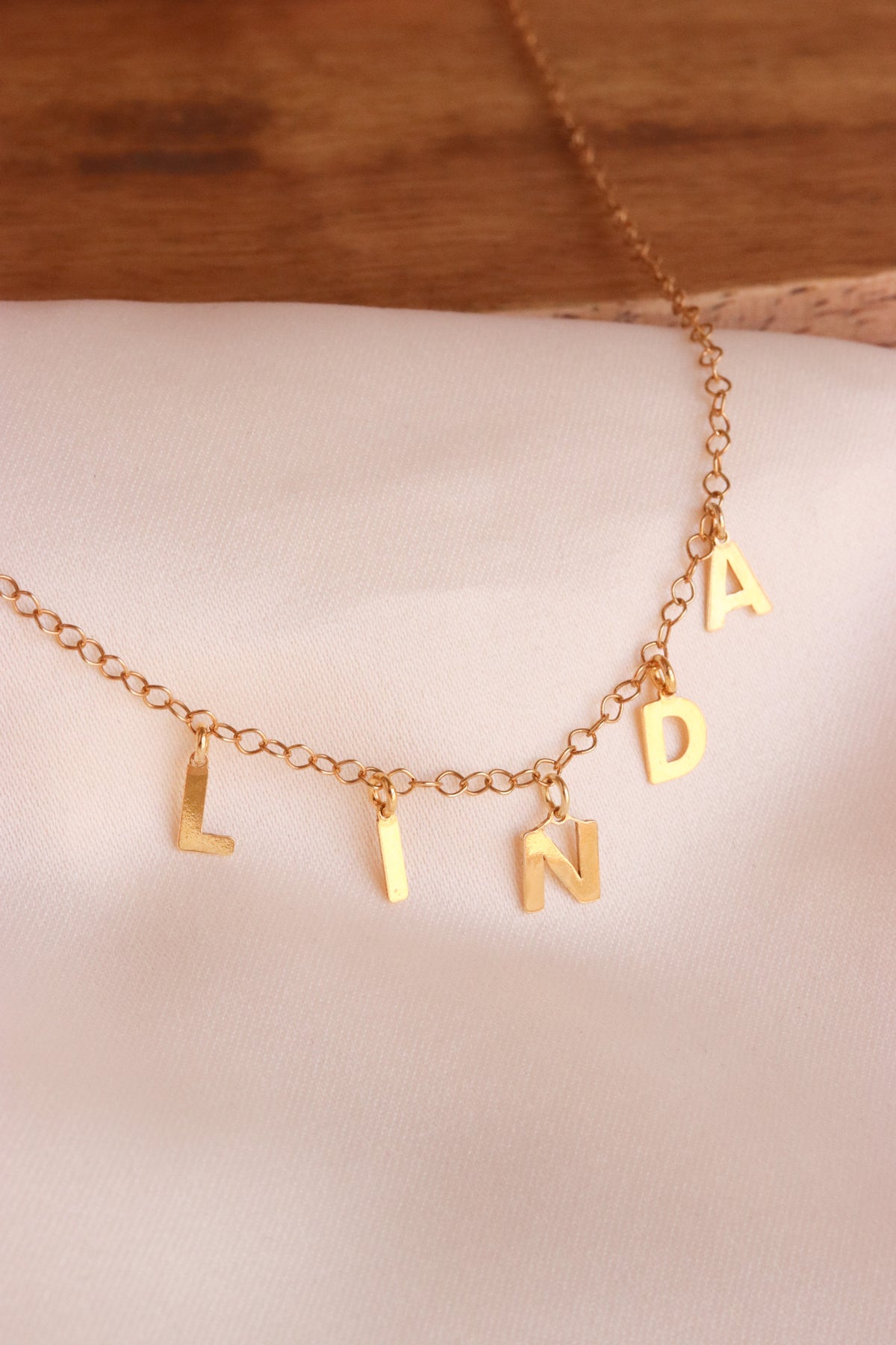Custom English Name Letters Necklace